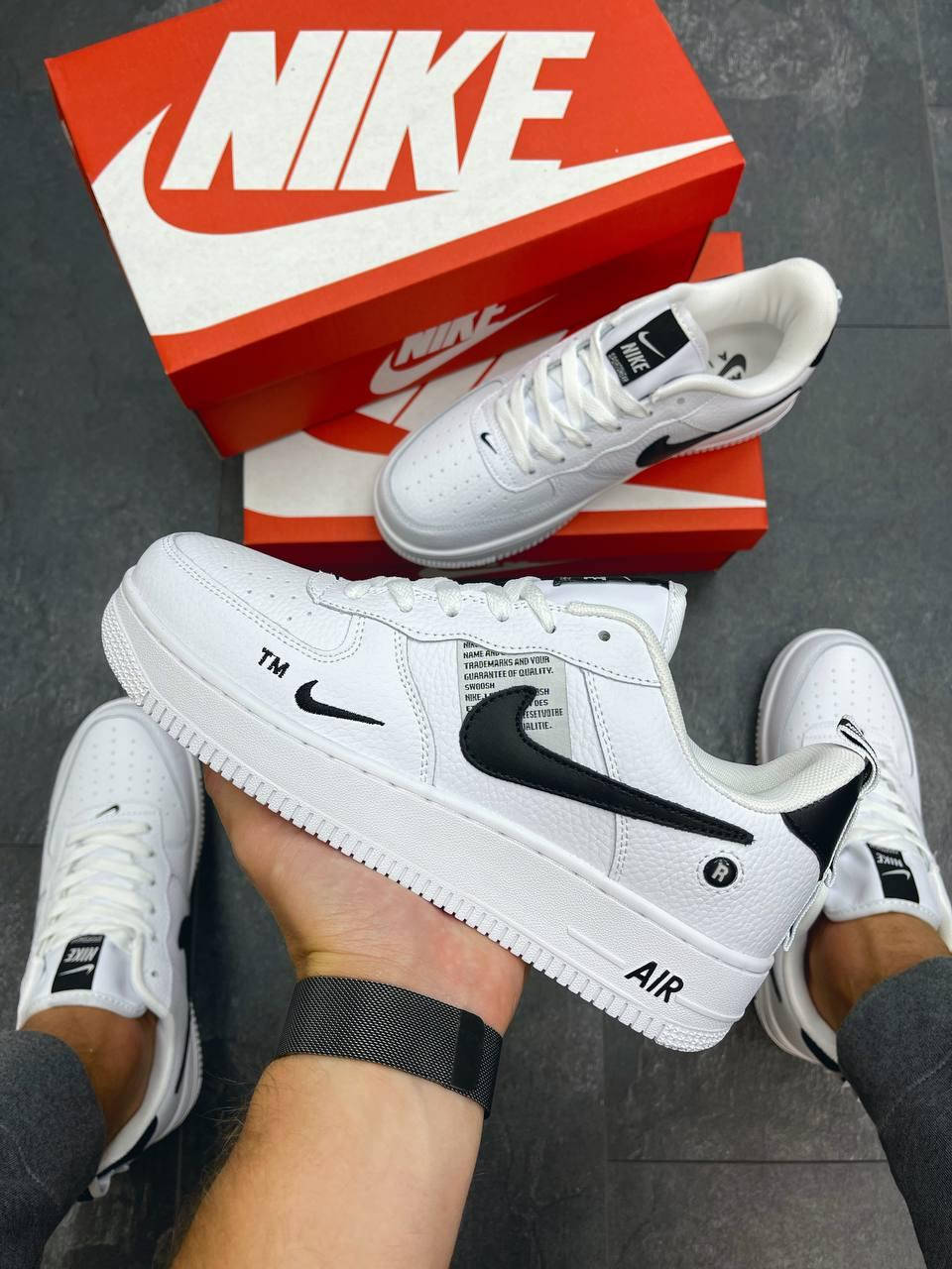 Мужские кроссовки Nike Air Force 1 Utility кожаные, летние найк аир форс утилити белые, эир форс, найки 42, Белый
Мужские кроссовки Nike Air Force 1 Utility кожаные, летние найк аир форс утилити белые, эир форс, найки 42, Белый