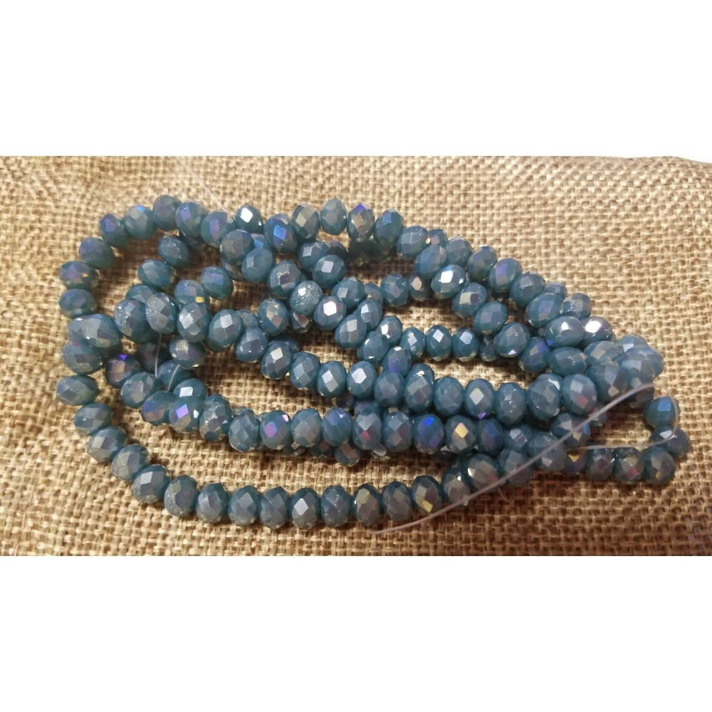 Хрустальные бусины(стекло). Размер - 6 мм. В упаковке 95-105 шт. Цвет - асфальтный с переливом 
Хрустальные бусины(стекло). Размер - 6 мм. В упаковке 95-105 шт. Цвет - асфальтный с переливом