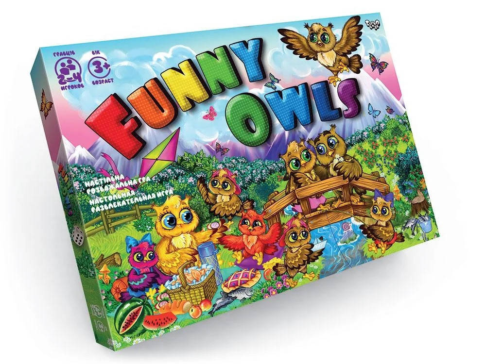 Настольная развлекательная игра "Funny Owls" Danko toys. ДТ-ИМ-11-36 
Настольная развлекательная игра "Funny Owls" Danko toys. ДТ-ИМ-11-36