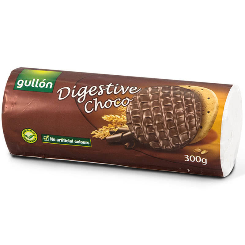 Вегетарианское без красителей Печенье злаковое с шоколадом Digestive Choco Gullon 300г Испания
Вегетарианское без красителей Печенье злаковое с шоколадом Digestive Choco Gullon 300г Испания