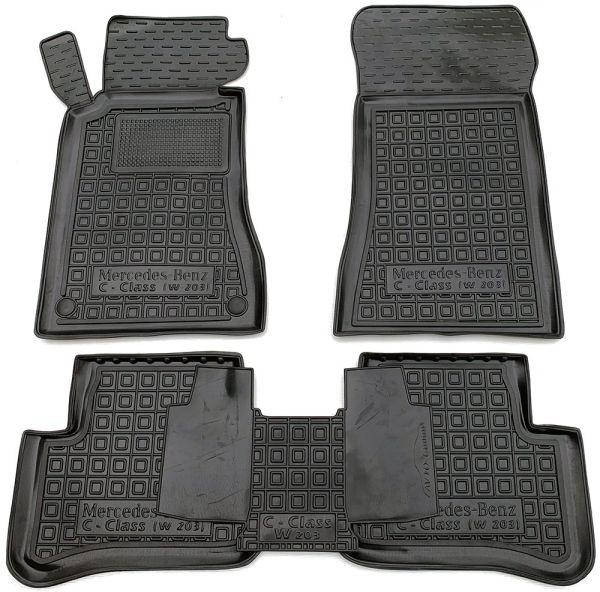 Полиуретановые (автогум) коврики в салон Mercedes C-class (W203) 2000-2007 / Мерседес В203 2000+, Черный
Полиуретановые (автогум) коврики в салон Mercedes C-class (W203) 2000-2007 / Мерседес В203 2000+, Черный