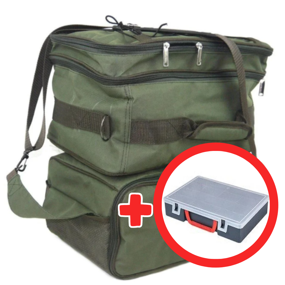 Двухсоставная рыбацкая сумка для катушек и снастей VA P-32+ ПОДАРОК
Двухсоставная рыбацкая сумка для катушек и снастей VA P-32+ ПОДАРОК