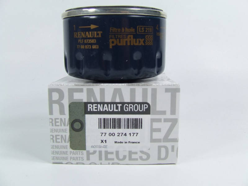 Renault Original 7700274177 - Масляный фильтр на Рено Сценик II 1.6i 16V, 2.0i 16V, 1.4i 16V
Renault Original 7700274177 - Масляный фильтр на Рено Сценик II 1.6i 16V, 2.0i 16V, 1.4i 16V