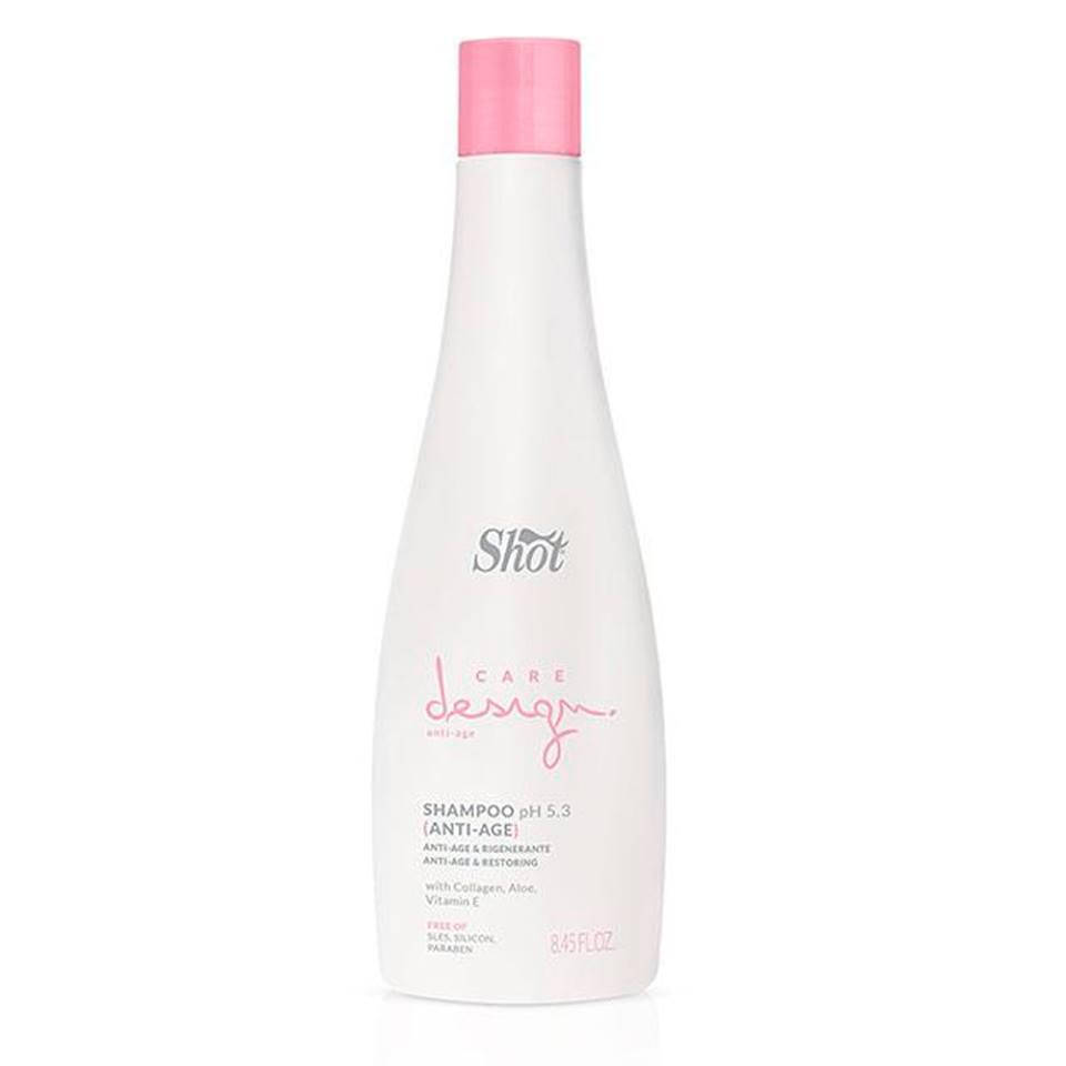 ANTI-AGE & RESTORING SHAMPOO Шампунь для интенсивного восстановления с коллагеном, 250 мл - SHOT
ANTI-AGE & RESTORING SHAMPOO Шампунь для интенсивного восстановления с коллагеном, 250 мл - SHOT