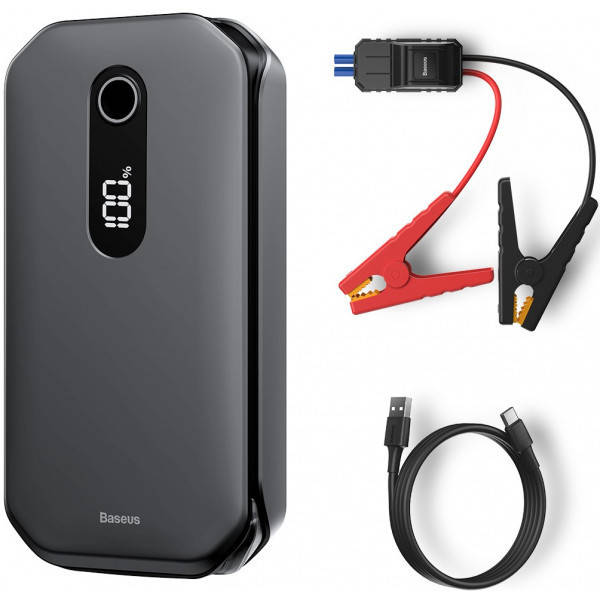 Автономний пусковий пристрій (бустер) Baseus Super Energy Pro Car Jump Starter Black (CRJS03-01)
Автономний пусковий пристрій (бустер) Baseus Super Energy Pro Car Jump Starter Black (CRJS03-01)