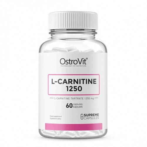 Жиросжигатель L-Carnitine 1250 OstroVit (60 капсул) 
Жиросжигатель L-Carnitine 1250 OstroVit (60 капсул)