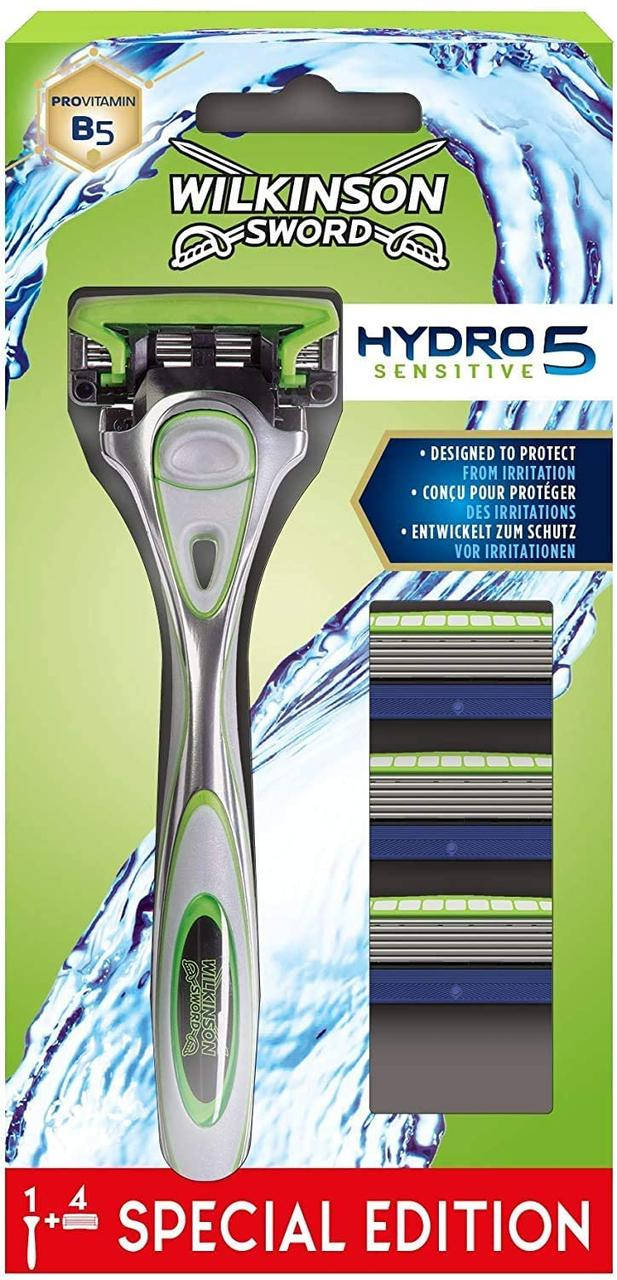 Набор бритвенный станок Wilkinson Sword (Schick) HYDRO 5 Sensitive + 4 картриджа (01252-1)
Набор бритвенный станок Wilkinson Sword (Schick) HYDRO 5 Sensitive + 4 картриджа (01252-1)