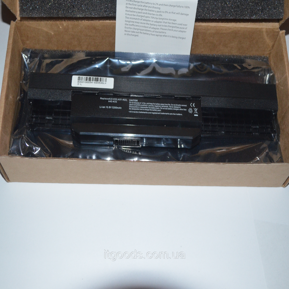 Аккумулятор ( АКБ / батарея ) Asus A32-K53 A42-K53 A43B A43SV A53SK A53Z K53U K53S X43B X43E X43SJ, Черный
Аккумулятор ( АКБ / батарея ) Asus A32-K53 A42-K53 A43B A43SV A53SK A53Z K53U K53S X43B X43E X43SJ, Черный