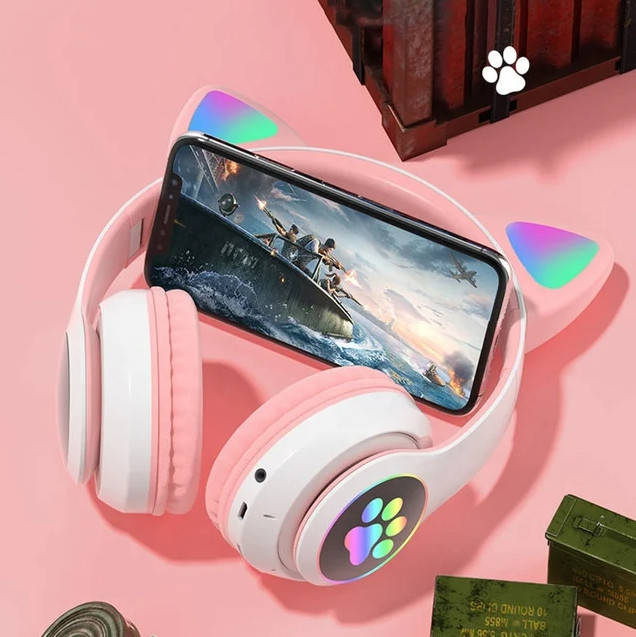 Беспроводные MP3 блютус наушники с кошачьими ушками и подсветкой Cat Ear детские Bluetooth наушники 400 мАч, Разные цвета
Беспроводные MP3 блютус наушники с кошачьими ушками и подсветкой Cat Ear детские Bluetooth наушники 400 мАч, Разные цвета