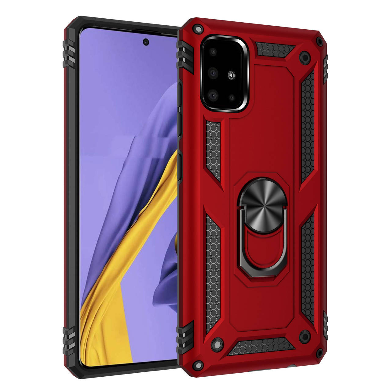 Противоударный чехол бампер Shield Magnetic Ring с подставкой для Samsung Galaxy A51 (2020) A515 Red, Красный
Противоударный чехол бампер Shield Magnetic Ring с подставкой для Samsung Galaxy A51 (2020) A515 Red, Красный