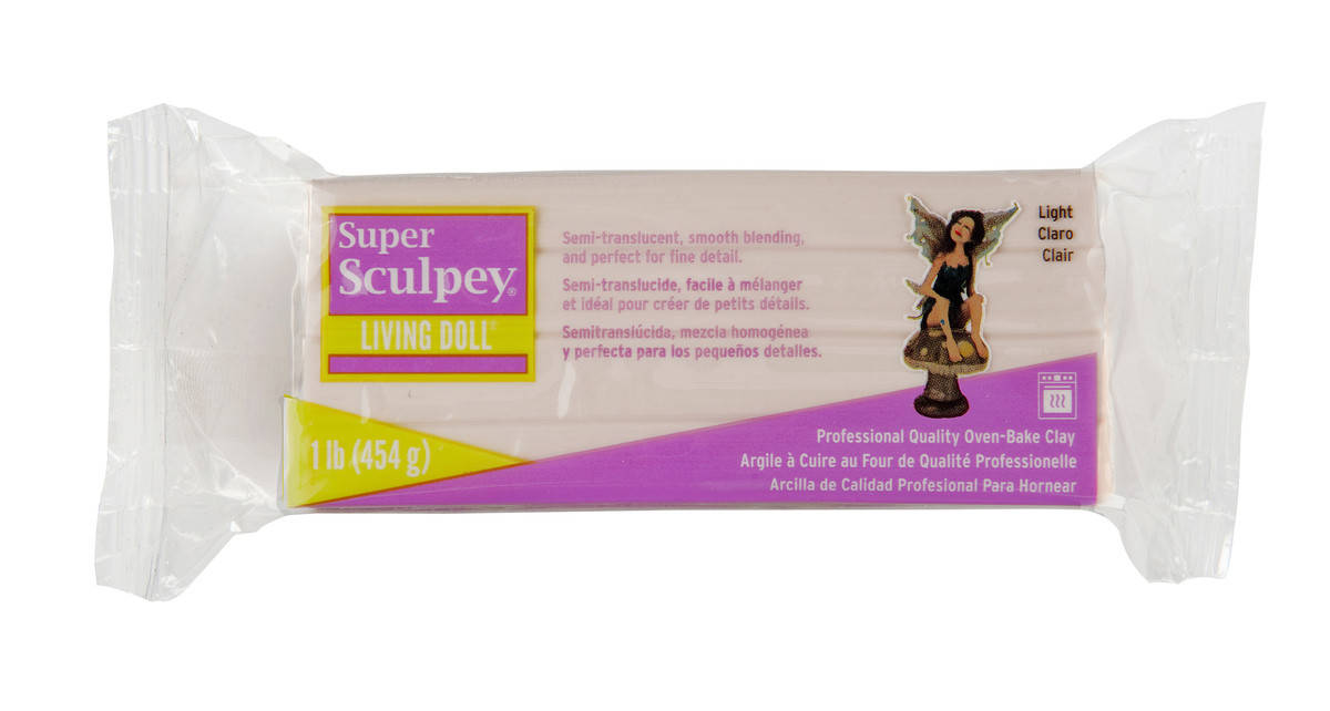 Полимерная глина для кукол телесная светлая Light 454 грамма Living Doll Super Sculpey, ZSLD3, 50040003
Полимерная глина для кукол телесная светлая Light 454 грамма Living Doll Super Sculpey, ZSLD3, 50040003