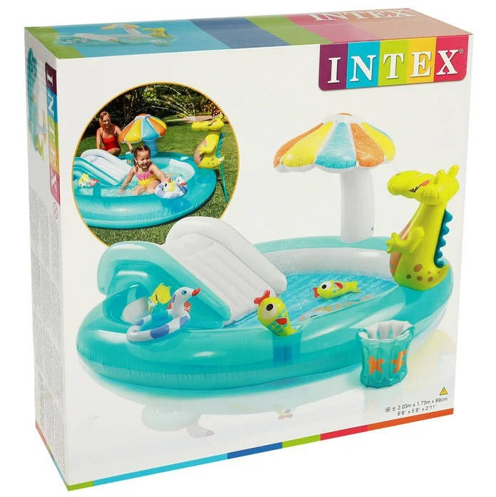 Детский бассейн Intex с горкой "Аллигатор" 201 х 170 х 84см, игровые центры, Разные цвета
Детский бассейн Intex с горкой "Аллигатор" 201 х 170 х 84см, игровые центры, Разные цвета
