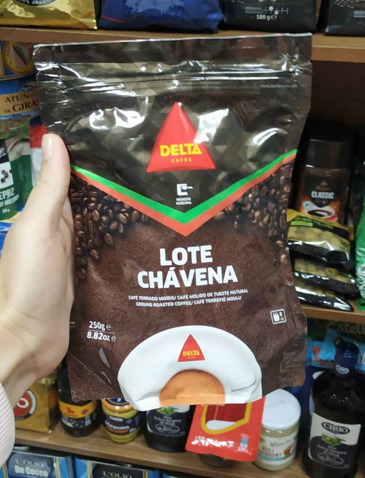 Кофе заварной Delta "Lote Chavena" 250 g. Португалия.
Кофе заварной Delta "Lote Chavena" 250 g. Португалия.