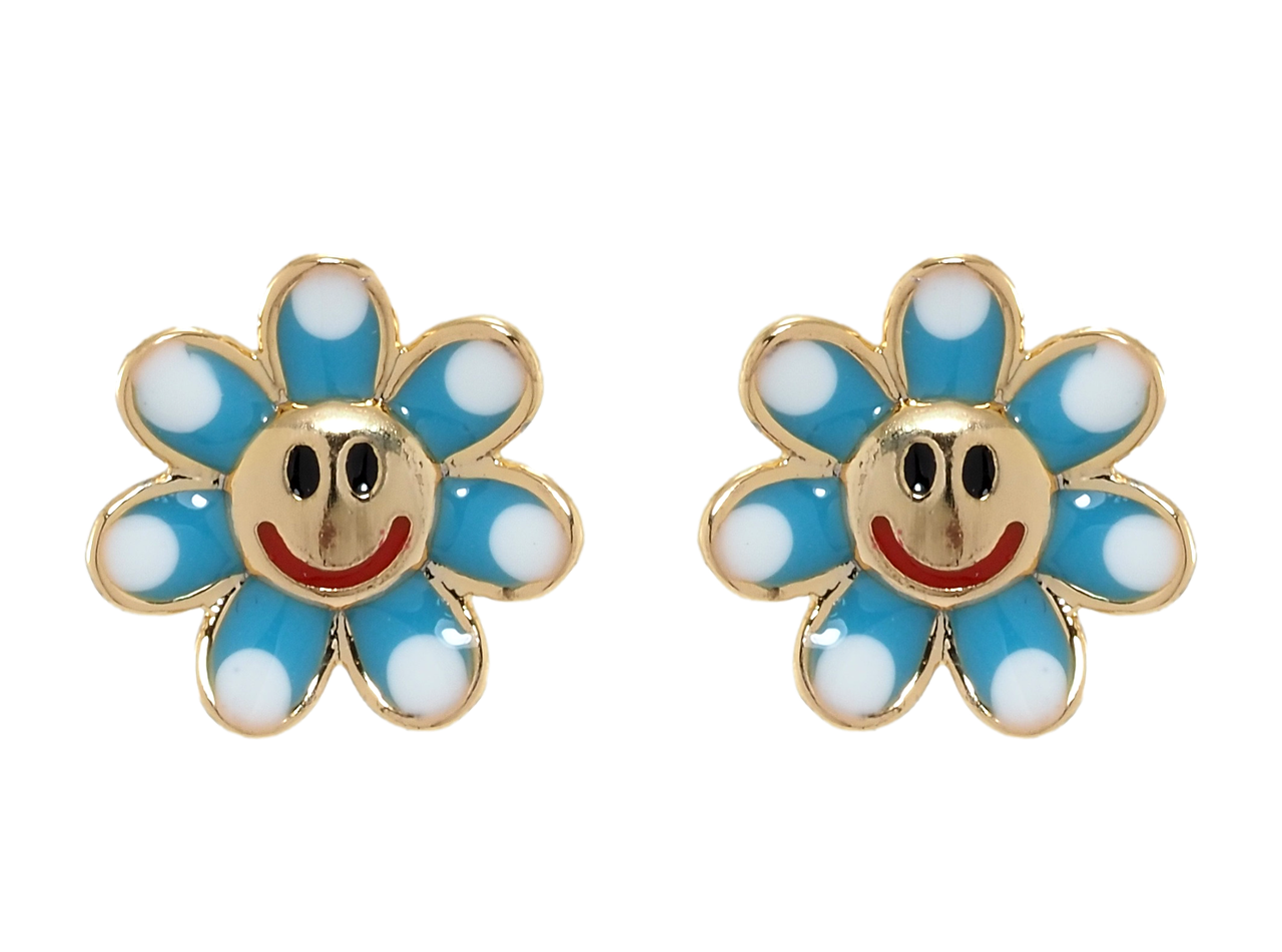 Серьги детские Xuping Позолота 18K гвоздики (пусеты) "Веселые цветочки покраска бело-голубой эмалью"
Серьги детские Xuping Позолота 18K гвоздики (пусеты) "Веселые цветочки покраска бело-голубой эмалью"
