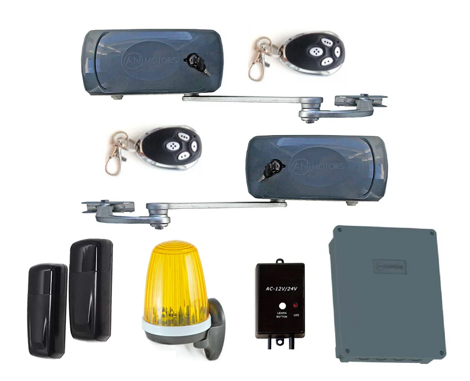 AN-Motors ASW 4000 KIT — автоматика для распашных ворот (створка до 4м) Фотоэлементы + лампа, 2 шт.
AN-Motors ASW 4000 KIT — автоматика для распашных ворот (створка до 4м) Фотоэлементы + лампа, 2 шт.