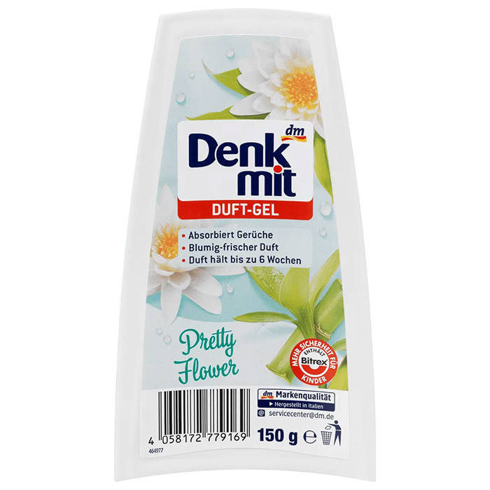 Освежитель воздуха гелевый Denkmit Pretty Flower 150 г
Освежитель воздуха гелевый Denkmit Pretty Flower 150 г