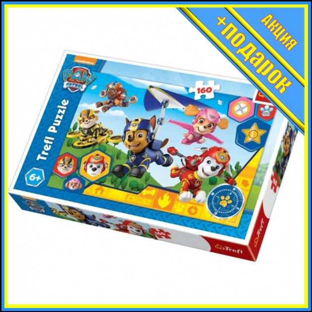 * Пазл Nickelodeon: "Щенячий патруль", "Всегда готовы к спасению" Trefl 15363 (160 эл.) RT-15363,Красивые
* Пазл Nickelodeon: "Щенячий патруль", "Всегда готовы к спасению" Trefl 15363 (160 эл.) RT-15363,Красивые