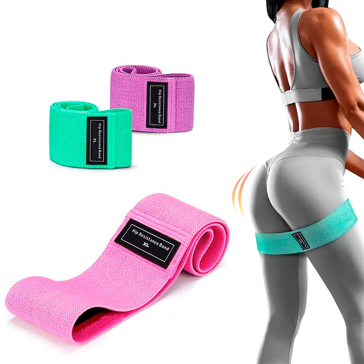 Тканевые резинки для фитнеса набор 3 шт. "Hip resistance band", фитнес резинка для ног для тренировок (NV)
Тканевые резинки для фитнеса набор 3 шт. "Hip resistance band", фитнес резинка для ног для тренировок (NV)
