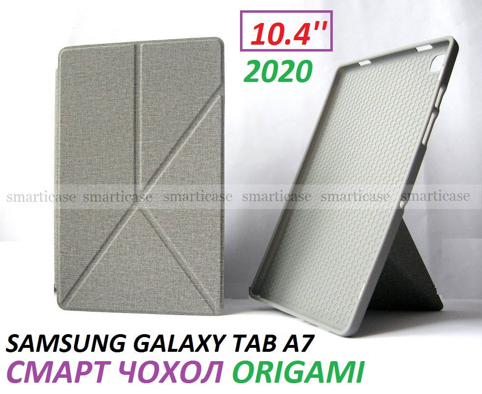 Смарт чехол на Samsung Galaxy Tab A7 10.4 2020 (T500 T505) трансформер обложка (Ivanaks Origami), Серый
Смарт чехол на Samsung Galaxy Tab A7 10.4 2020 (T500 T505) трансформер обложка (Ivanaks Origami), Серый