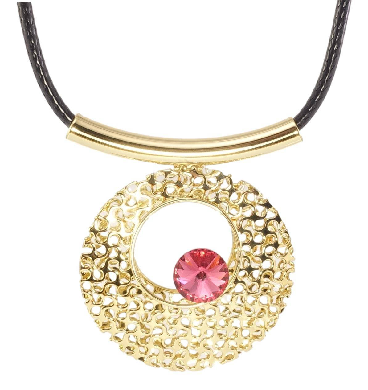 Подвеска на шнурке Xuping Позолота 14K "Ажурное кольцо с розовым кристаллом" длина 41,5-46,5см х 3мм
Подвеска на шнурке Xuping Позолота 14K "Ажурное кольцо с розовым кристаллом" длина 41,5-46,5см х 3мм