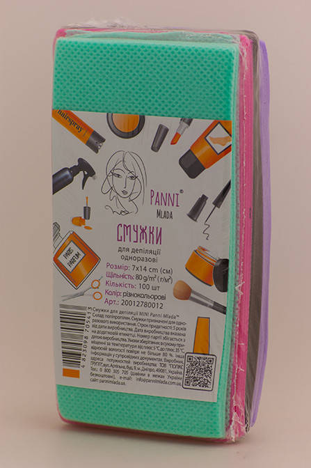 Panni Mlada Полоски MINI для депиляции 7x14 разноцветные, упаковка 100 шт
Panni Mlada Полоски MINI для депиляции 7x14 разноцветные, упаковка 100 шт