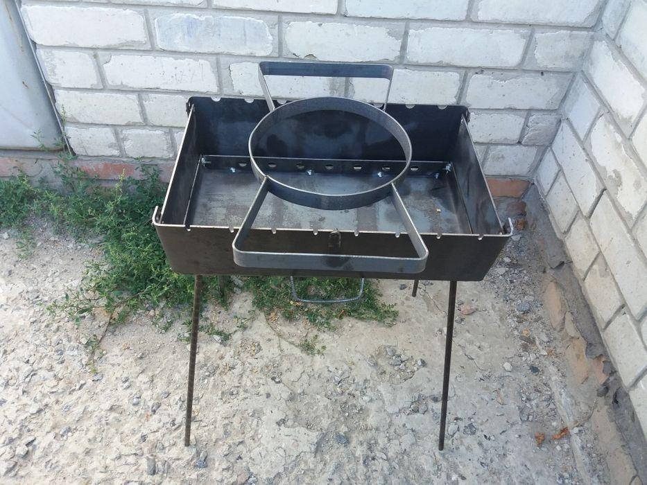 Подставка под казан на мангал.
Подставка под казан на мангал.