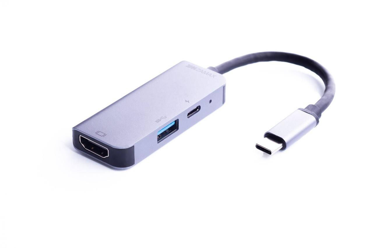 USB-Hub переходник для Macbook ZAMAX 3в1 Type-C to HDMI USB 3.0 PD Multifunction Adapter для макбук хаб
USB-Hub переходник для Macbook ZAMAX 3в1 Type-C to HDMI USB 3.0 PD Multifunction Adapter для макбук хаб