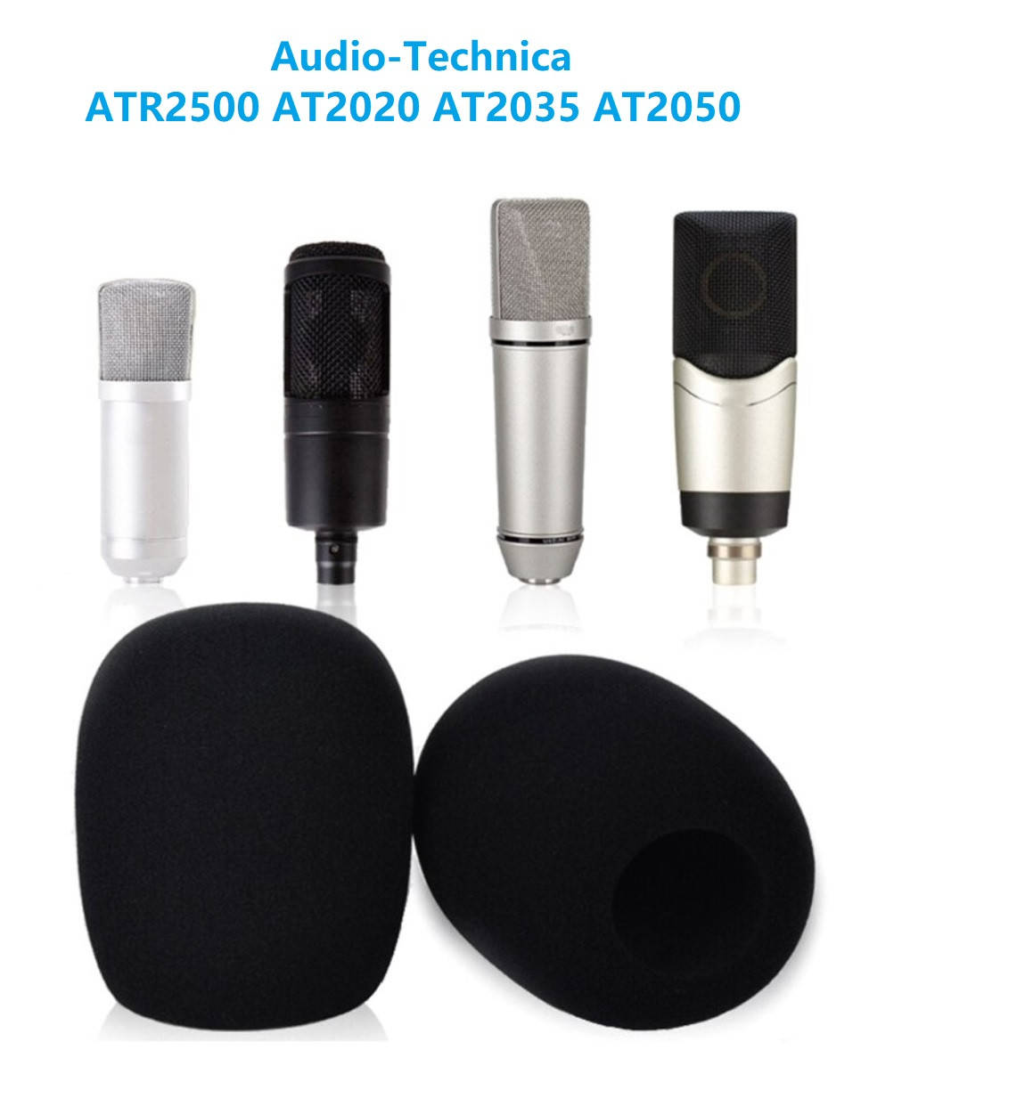 Ветрозащита поролоновый фильтр для студийного микрофона Audio-Technica ATR2500 AT2020 AT2035 AT2050
Ветрозащита поролоновый фильтр для студийного микрофона Audio-Technica ATR2500 AT2020 AT2035 AT2050