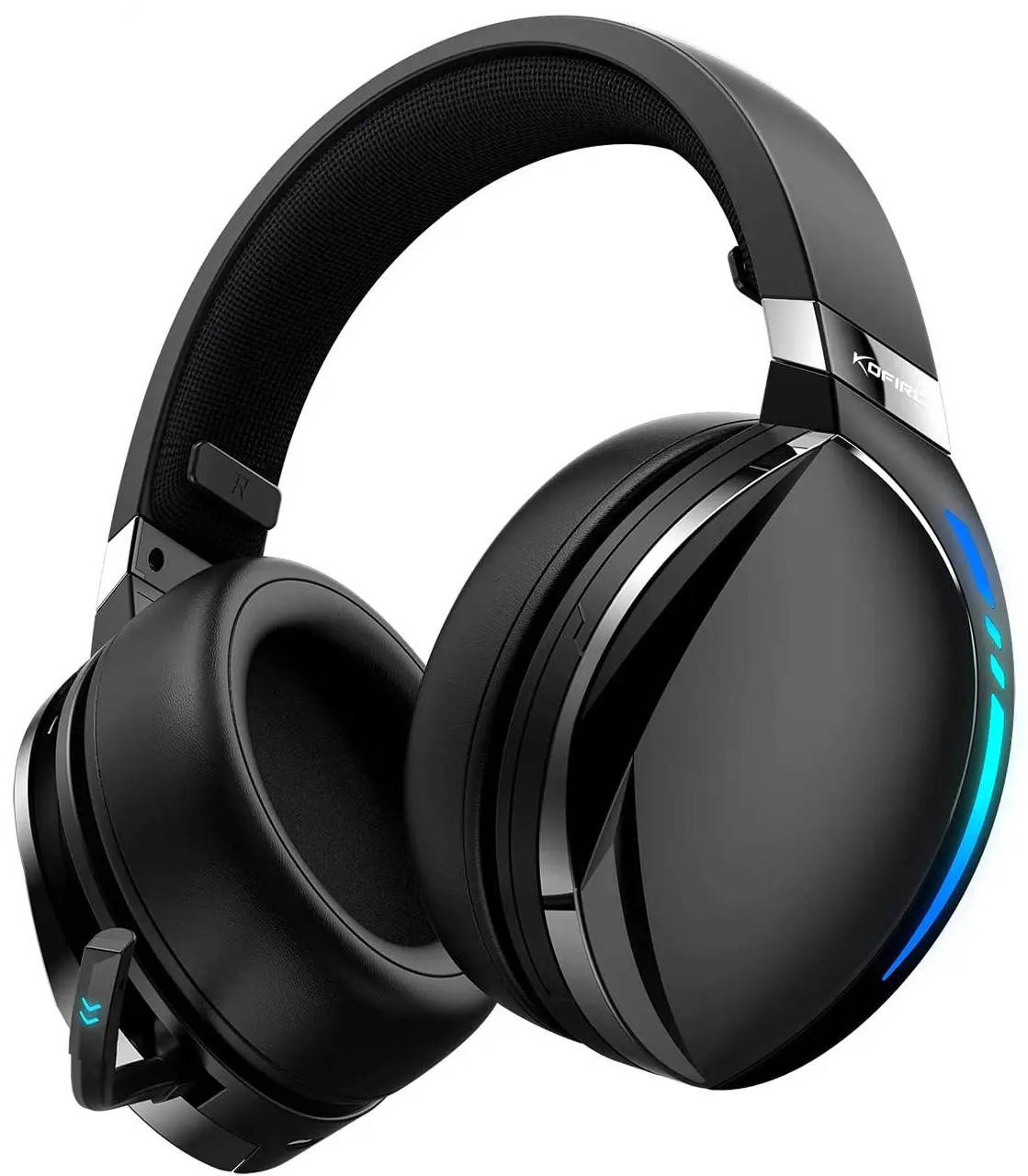 Беспроводные игровые наушники Kofire BG-06 (2 микрофона) с RGB подсветкой Black, Черный
Беспроводные игровые наушники Kofire BG-06 (2 микрофона) с RGB подсветкой Black, Черный