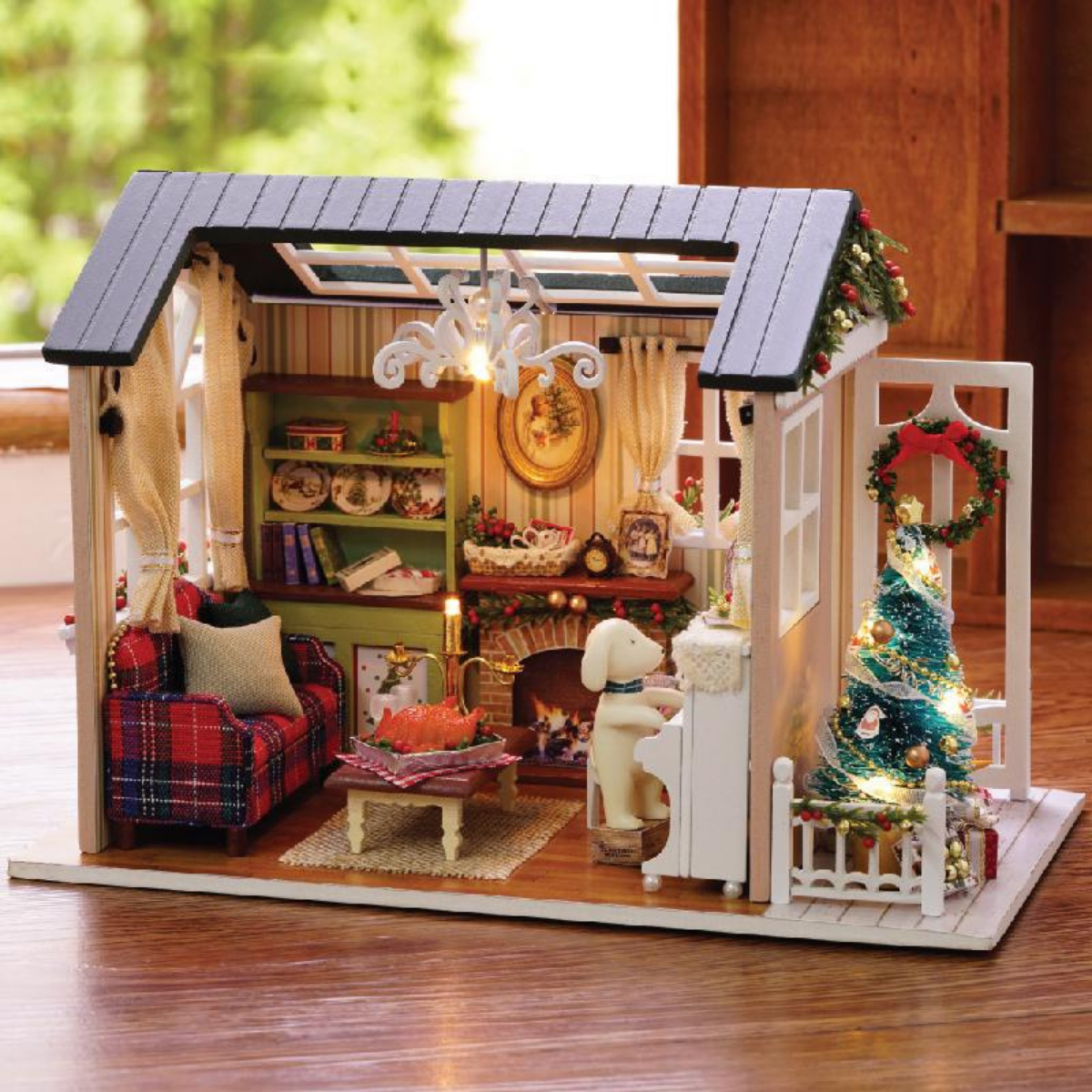 Румбокс 3D Рождественский кукольный дом «сделай сам» DIY Cute Room 8009-D Сочельник детский конструктор, Разные цвета
Румбокс 3D Рождественский кукольный дом «сделай сам» DIY Cute Room 8009-D Сочельник детский конструктор, Разные цвета