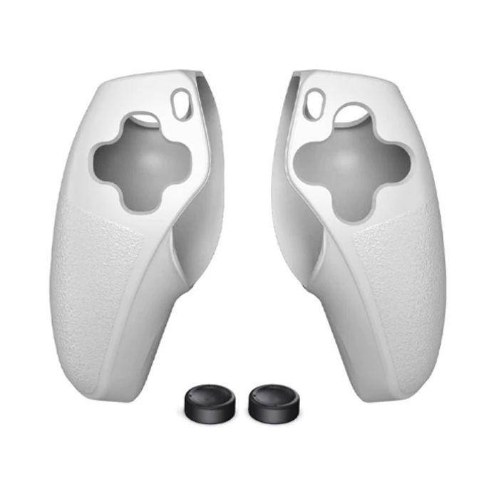 Силиконовый чехол для джойстика Sony PlayStation PS5 Type 5 Givo White + накладки на аналоговые стики
Силиконовый чехол для джойстика Sony PlayStation PS5 Type 5 Givo White + накладки на аналоговые стики