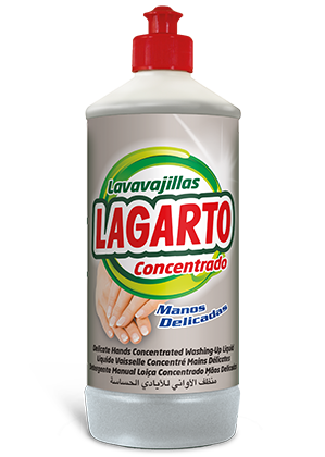 Концентрированная жидкость для мытья посуды Lagarto для деликатных рук 
Концентрированная жидкость для мытья посуды Lagarto для деликатных рук