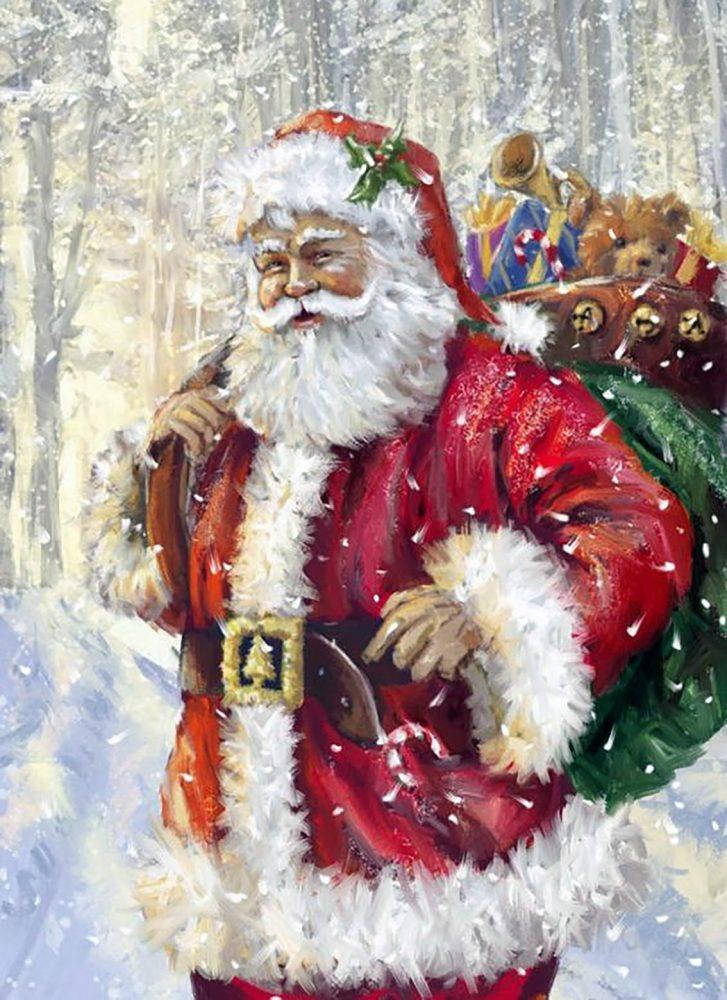 Набор алмазной вышивки "Дед Мороз с подарками" 
Набор алмазной вышивки "Дед Мороз с подарками"