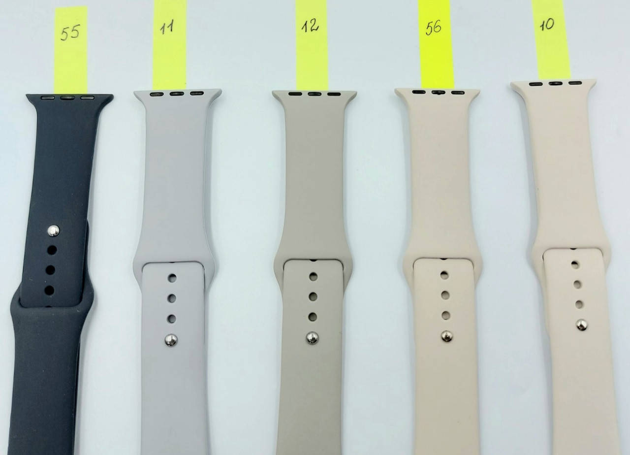 Ремешок силиконовый для Apple Watch 38/40/41 мм и 42/44/45 мм. Размер S и L. 57 цветов на выбор.
Ремешок силиконовый для Apple Watch 38/40/41 мм и 42/44/45 мм. Размер S и L. 57 цветов на выбор.