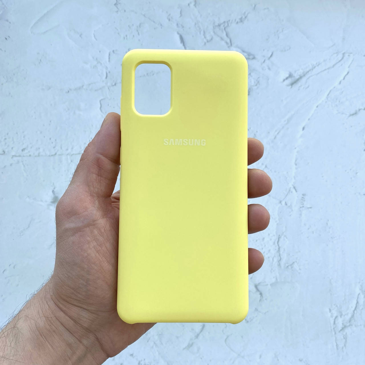 Чехол на Samsung Galaxy A31 Silicone Case желтый силиконовый Soft Touch / для Самсунг Гелекси А31
Чехол на Samsung Galaxy A31 Silicone Case желтый силиконовый Soft Touch / для Самсунг Гелекси А31