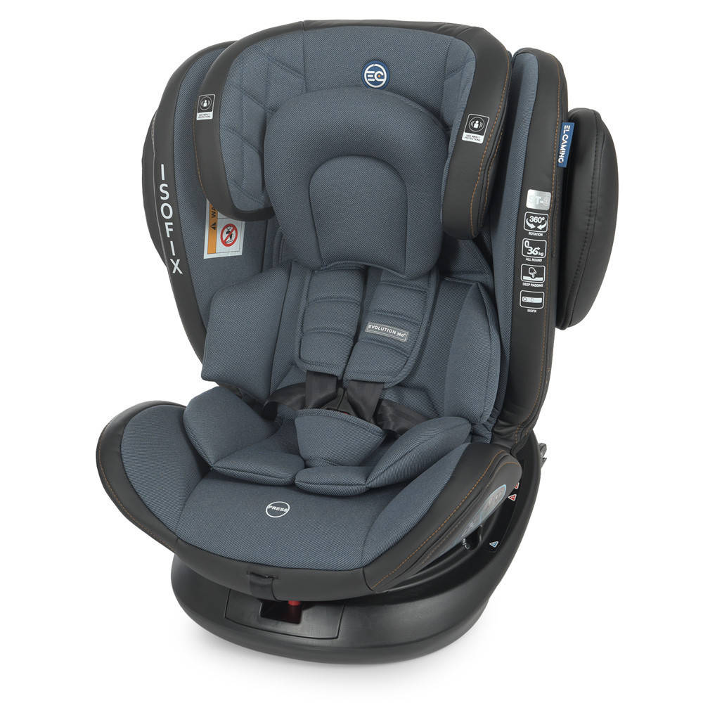 Детское поворотное автокресло с режимом сна и Isofix El Camino EVOLUTION (ME 1045) с рождения и до 12 лет Темно синий
Детское поворотное автокресло с режимом сна и Isofix El Camino EVOLUTION (ME 1045) с рождения и до 12 лет Темно синий