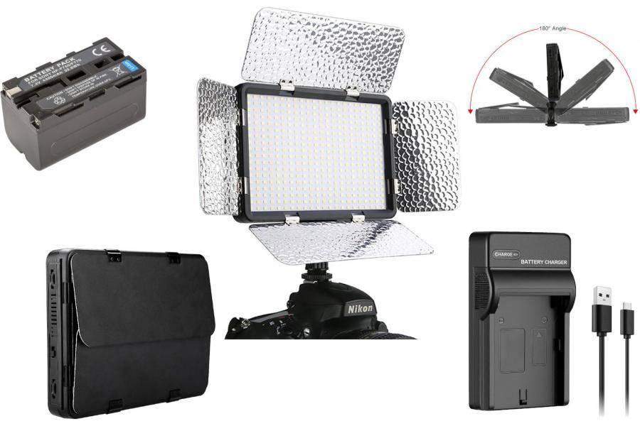 Комплект LED-396AS Lite: Накамерный биколорный видеосвет KingMa LED-396AS - 1 шт, Аккумулятор NP-F750 - 1 шт,
Комплект LED-396AS Lite: Накамерный биколорный видеосвет KingMa LED-396AS - 1 шт, Аккумулятор NP-F750 - 1 шт,