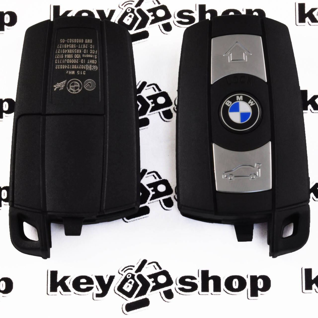 Ключ BMW (корпус БМВ) Е60, Е65, Е70, Е87, Е90, Х1, Х5, Х6, 3 - кнопки, с отсеком для батарейки
Ключ BMW (корпус БМВ) Е60, Е65, Е70, Е87, Е90, Х1, Х5, Х6, 3 - кнопки, с отсеком для батарейки
