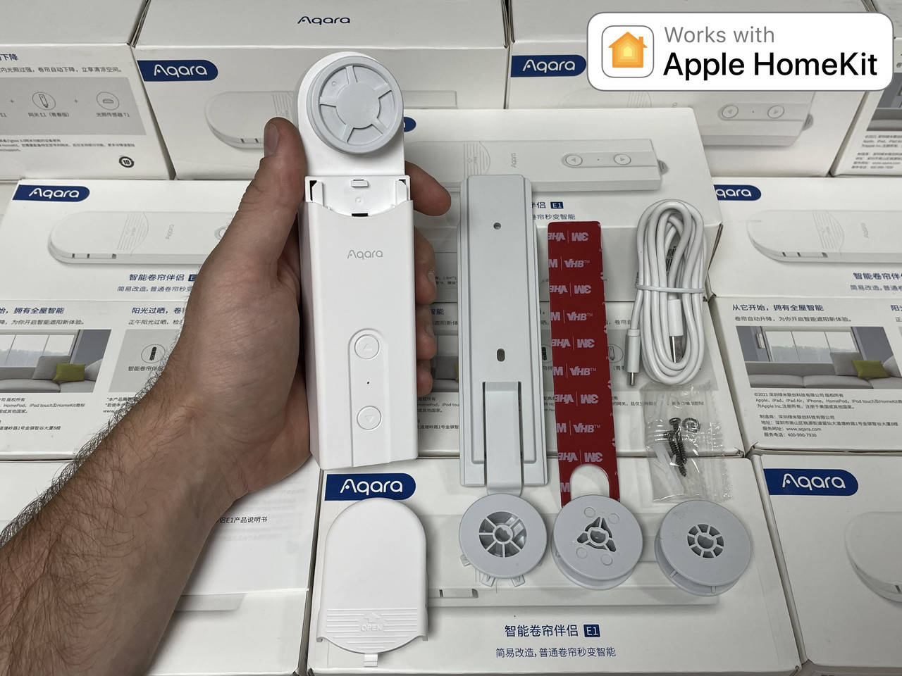 Мотор для рулонних штор Aqara E1 Roller Shade/Blind Driver Motor ZigBee 3.0 Apple HomeKit (ZNJLBL01LM)
Мотор для рулонних штор Aqara E1 Roller Shade/Blind Driver Motor ZigBee 3.0 Apple HomeKit (ZNJLBL01LM)