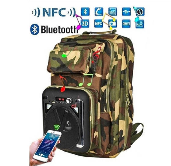 Туристический вместительный Рюкзак со встроенной колонкой Bluetooth Бумбокс Оutdoor Backpack Speakers Камуфляж, Хаки
Туристический вместительный Рюкзак со встроенной колонкой Bluetooth Бумбокс Оutdoor Backpack Speakers Камуфляж, Хаки