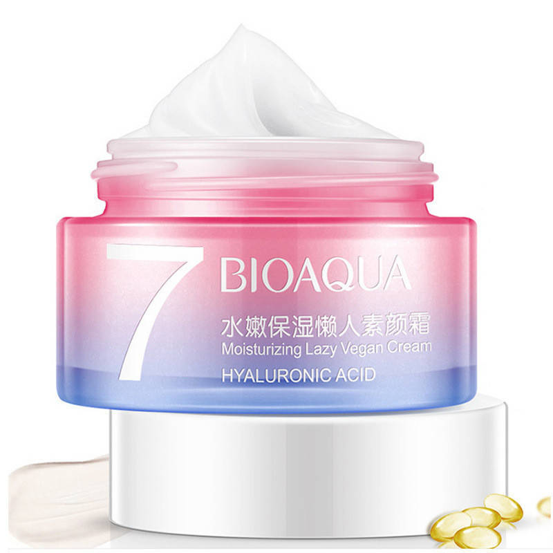 Крем для лица c гиалуроновой кислотой и витаминами Bioaqua Hyaluronic Acid Moisturizing Lazy Vegan Cream 50г
Крем для лица c гиалуроновой кислотой и витаминами Bioaqua Hyaluronic Acid Moisturizing Lazy Vegan Cream 50г
