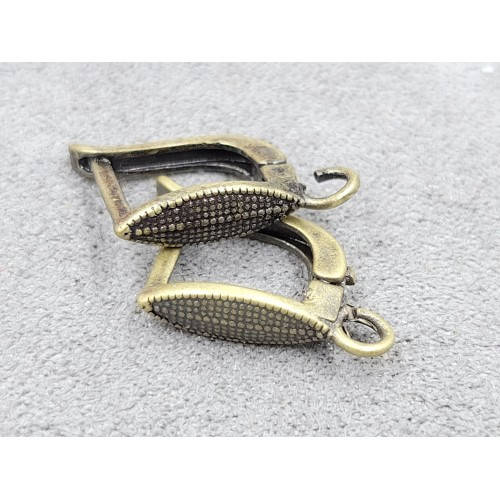 Швензы для сережек, цвет - бронза, 1 пара
Швензы для сережек, цвет - бронза, 1 пара