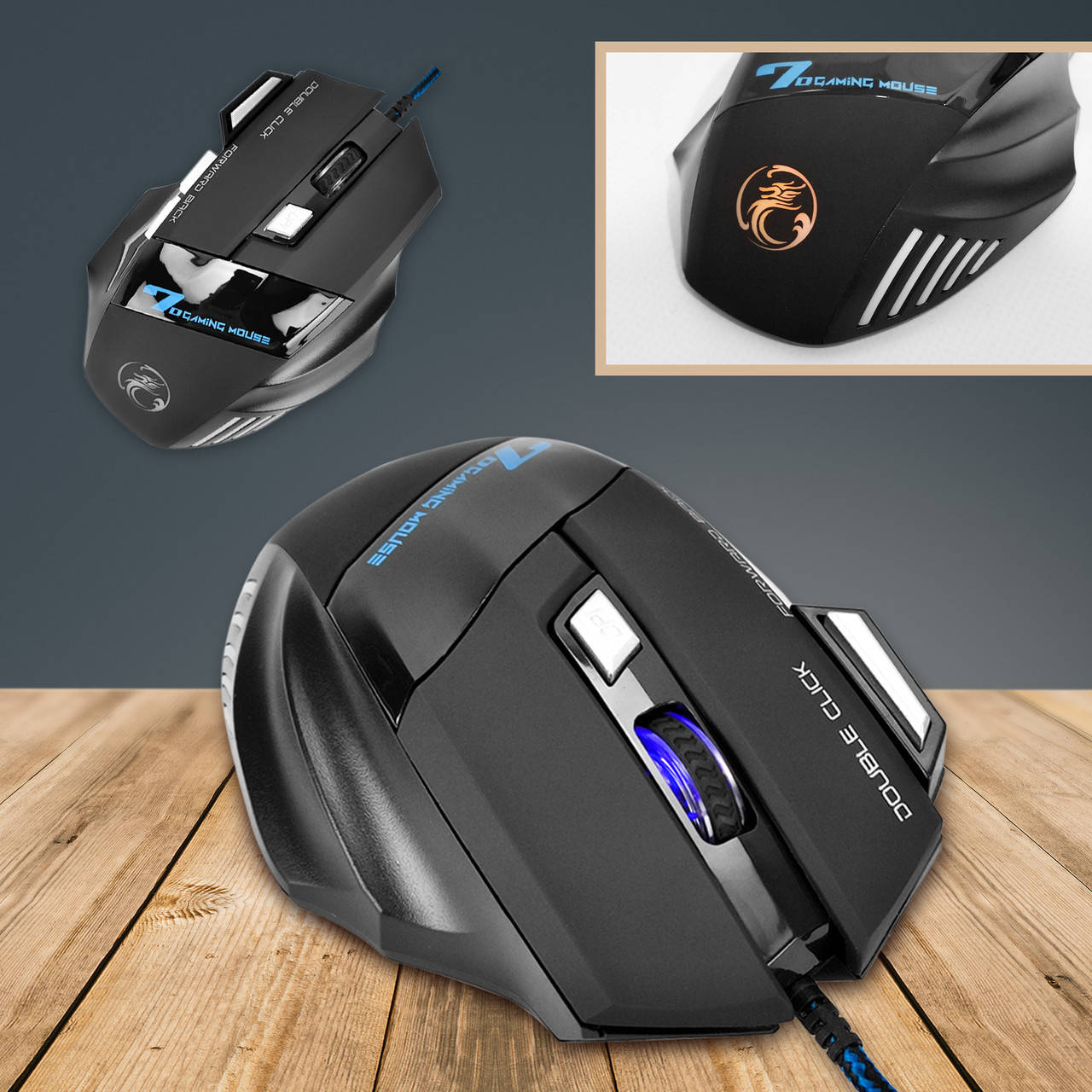 Игровая мышь IMICE X7 Gaming 2400 DPI с подсветкой геймерская мышь для ПК и ноутбука, Черный
Игровая мышь IMICE X7 Gaming 2400 DPI с подсветкой геймерская мышь для ПК и ноутбука, Черный