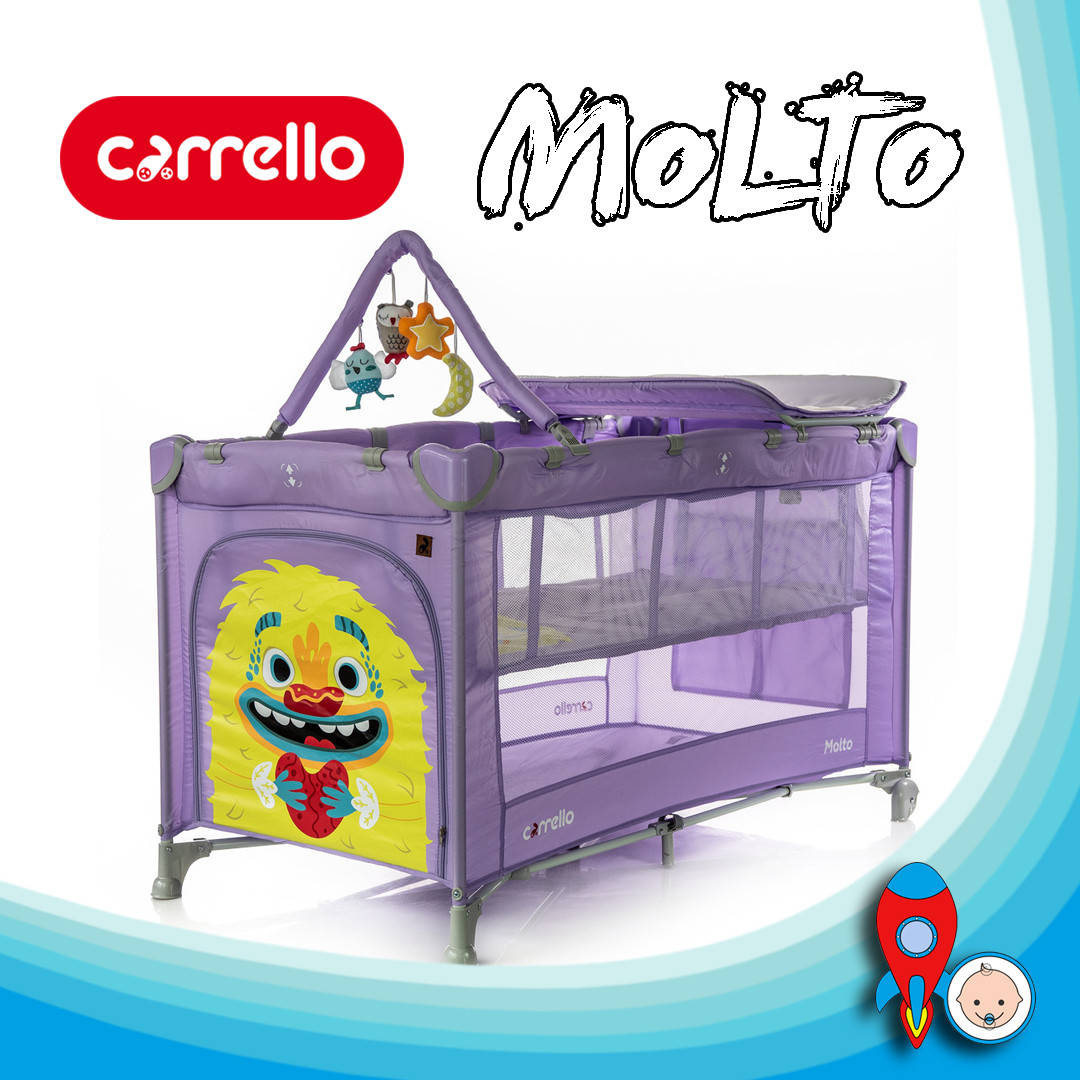 Детский манеж кроватка CARRELLO Molto, складной, сумка-переноска, пеленальный столик, 125х65х79 см Orchid Purple
Детский манеж кроватка CARRELLO Molto, складной, сумка-переноска, пеленальный столик, 125х65х79 см Orchid Purple