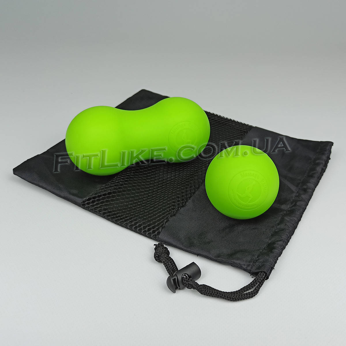 Набор каучуковых массажных мячей Ball Massage Set 2 в 1 для миофасциального релиза салатовый
Набор каучуковых массажных мячей Ball Massage Set 2 в 1 для миофасциального релиза салатовый