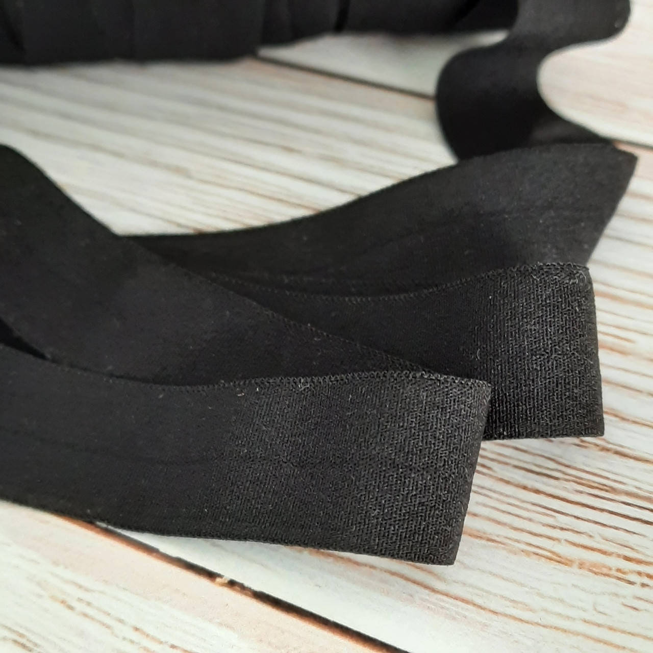 Стрейчевая бейка 2см, матовая, черная
Стрейчевая бейка 2см, матовая, черная