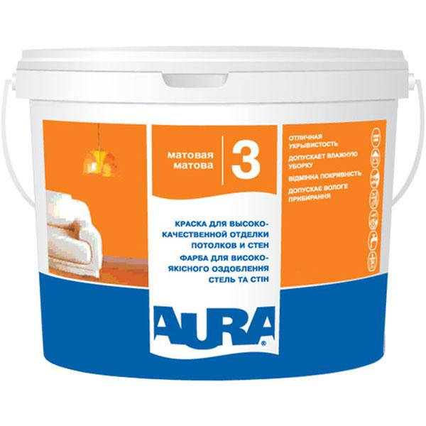 Aura Luxpro 3 Белая 5 л матовая краска для потолков и стен арт.4820166520947, Белый
Aura Luxpro 3 Белая 5 л матовая краска для потолков и стен арт.4820166520947, Белый