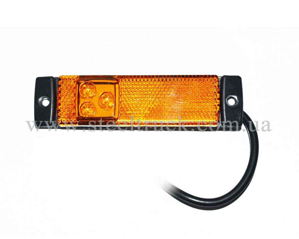 Фонарь габаритный накладной желтый (LED)
Фонарь габаритный накладной желтый (LED)