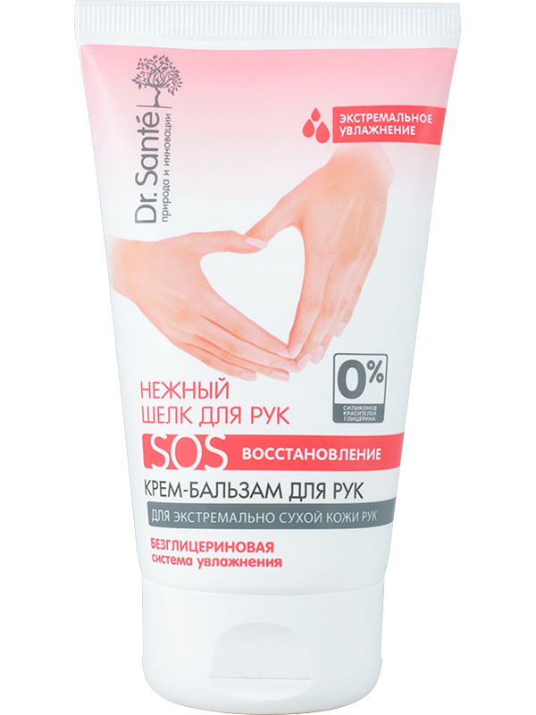 Крем-бальзам для рук "SOS восстановление" 150мл Dr.Sante Нежный шелк