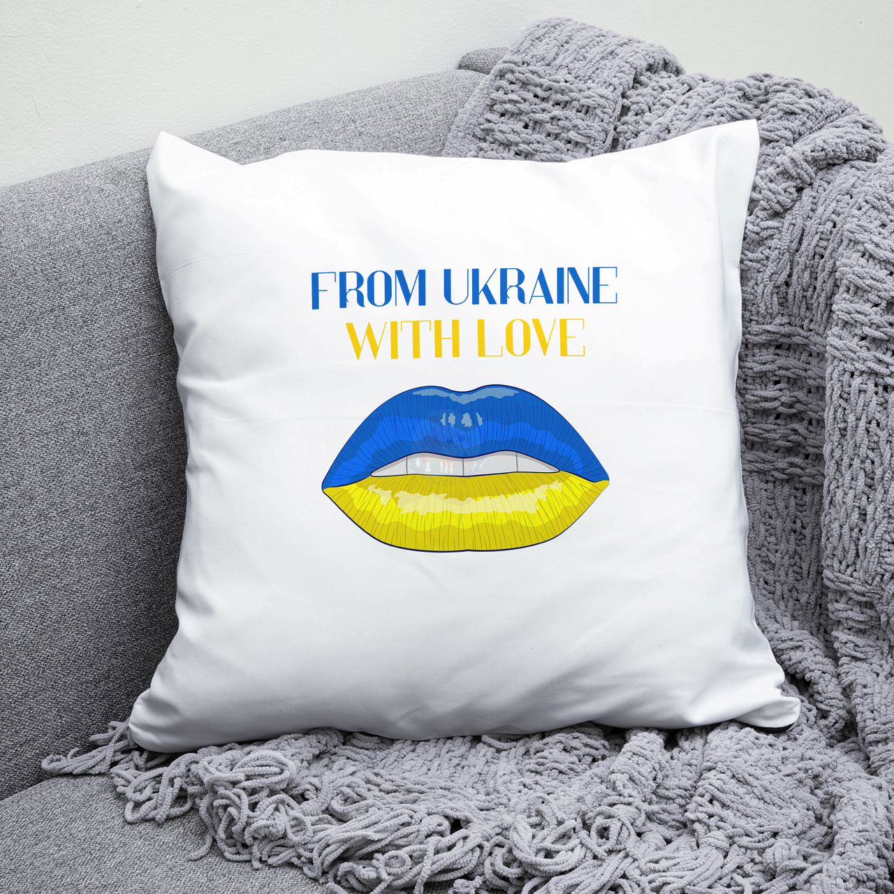 Подушка 40*40 см from Ukraine with love. Патриотическая подушка from Ukraine with love., Белый
Подушка 40*40 см from Ukraine with love. Патриотическая подушка from Ukraine with love., Белый